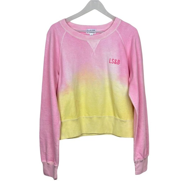 Lot, Stock & Barrel Dip Dyed Crewneck Sweatshirt Size Large - Picture 2 of 13